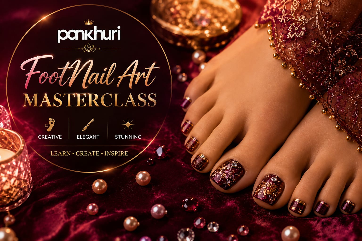 Foot Nail Art : Masterclass